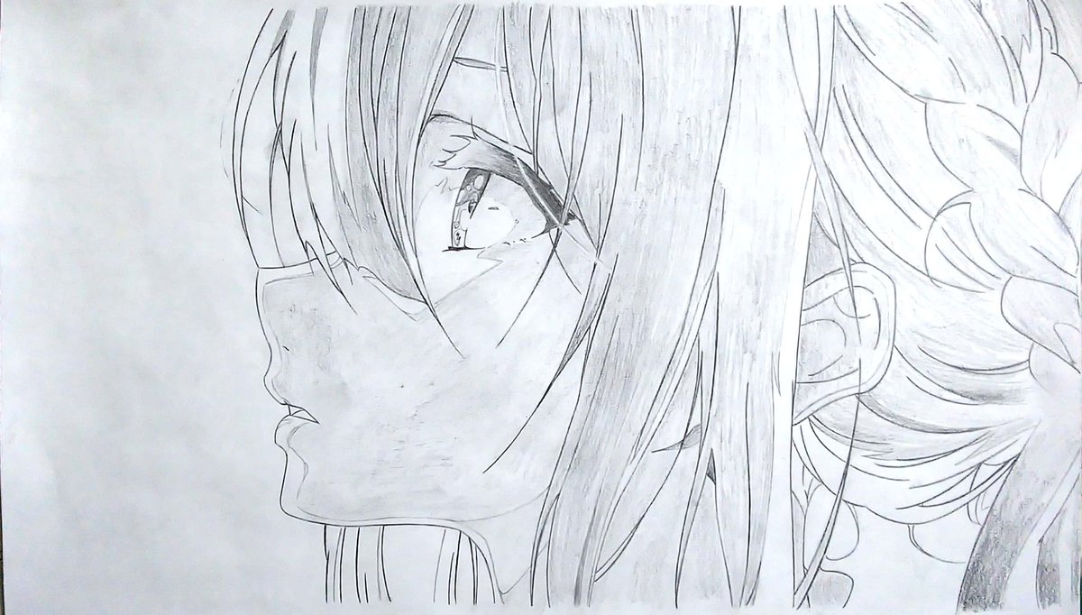 #自信ある絵を4枚貼って5rtきたら認められたお絵描きマン見た人もやる 
模写です笑 