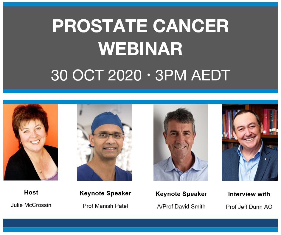 Join us next Friday at 3pm AEDT for a free webinar on prostate cancer in Australia.

You'll learn more about the clinical and research landscape, survivorship in the Australian context, and our vision for the future.

Register now 👉 cc-dr.org/prostate/