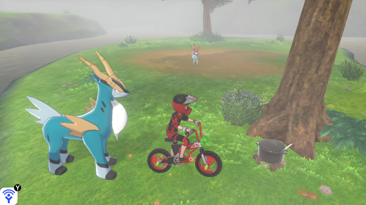 キンクマン スゲェ マジで野生のケルディオ出た ポケモン剣盾 Nintendoswitch T Co 3wkkeboiby Twitter