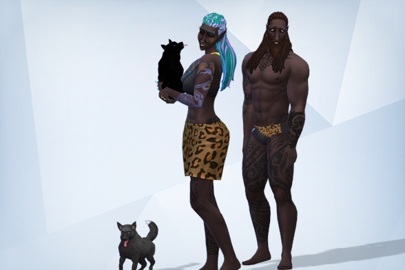 SimmerJuLu's tweet photo. My submission for the #CreatureCreation of the #SimsSparkd They're called Encantos. See them at #TheSims4 Gallery https://t.co/yPt4wo31E2