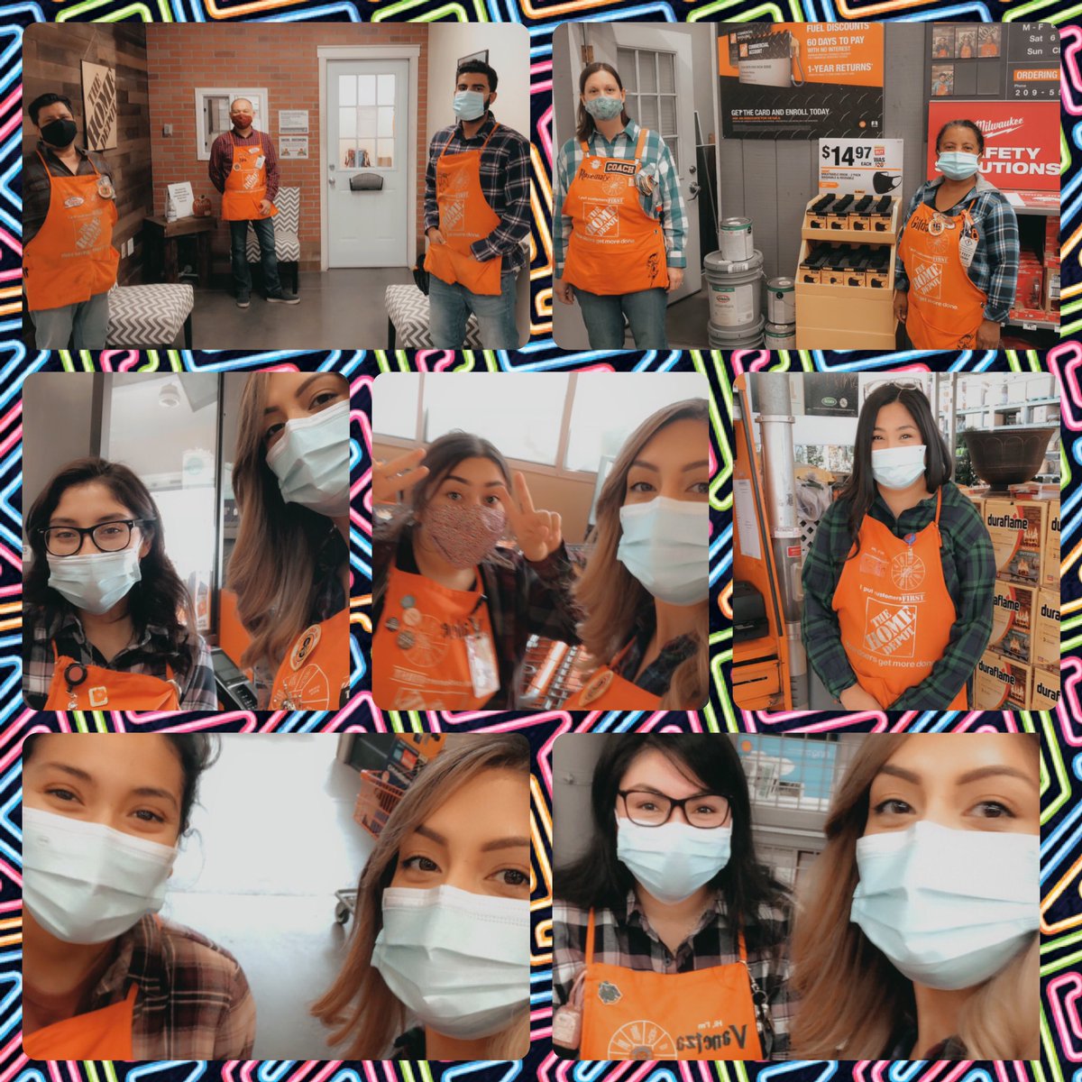 Plaid day!!! Thanks to all the front end, and the supporting departments!! #OneTeam #cam2020 #6947strong
