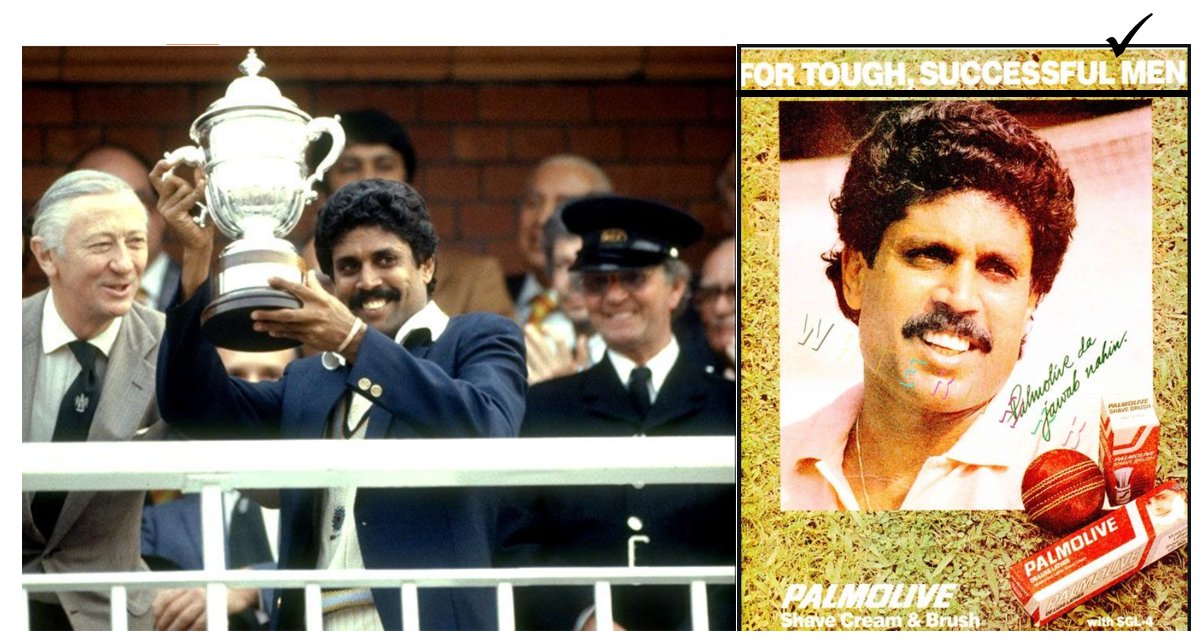 mvikram80's tweet photo. @chetans1987 @therealkapildev I share the same date of Birth 6th Jan with Sir. Kapil Dev😀
Palmolive Da Jawab Nahi 😀👃 https://t.co/KwTlxMCyLW