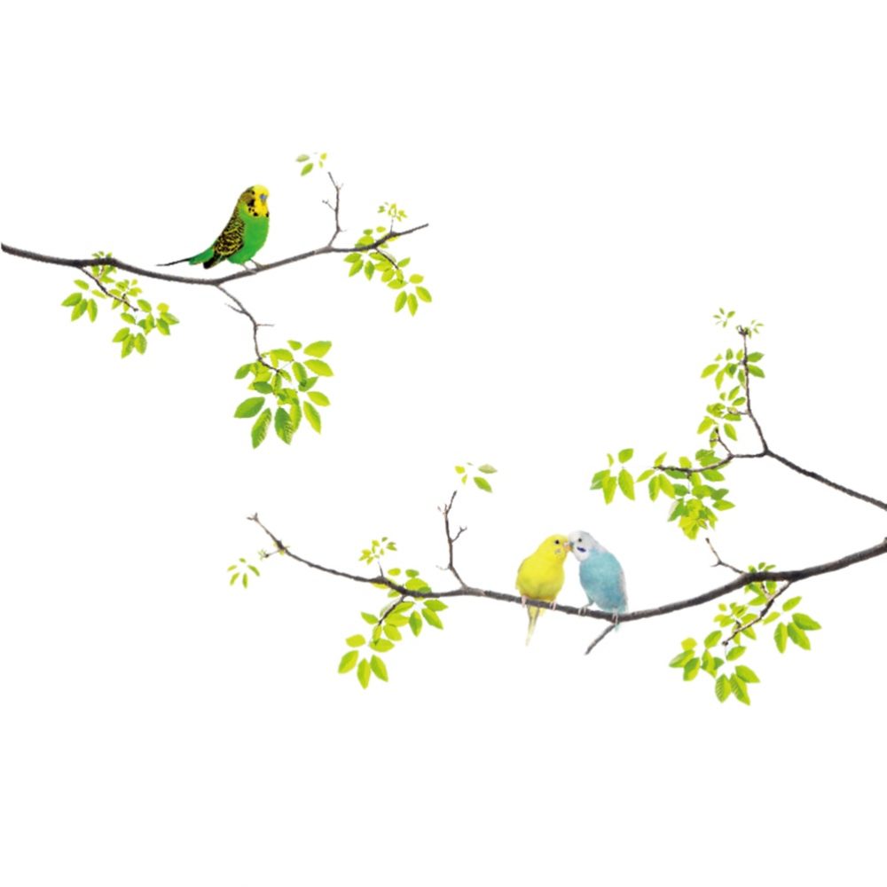 #etsy #green Birds on Tree Wall Sticker https://t.co/JWvNp2V92D