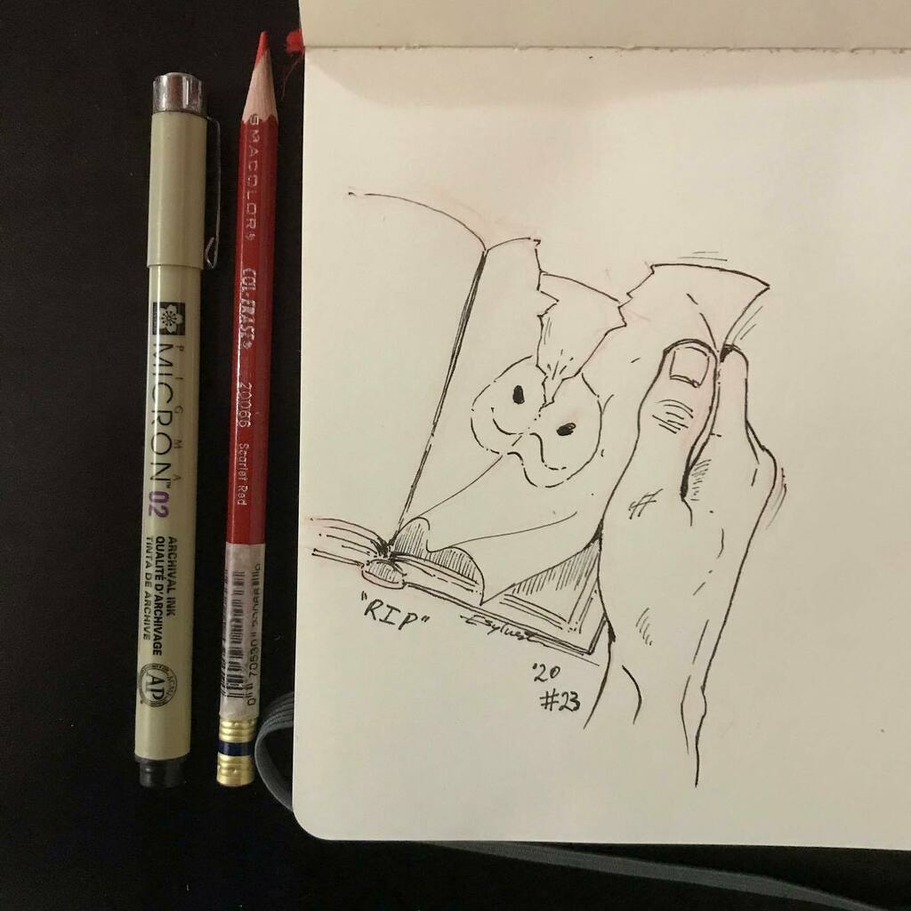 webiondraws's tweet photo. #Inktober2020 23 #Rip
Wit' da smiley for story
8 days to go!
(Yes, I'm counting these down)
#inktober #drawing #penandink #artistoninstagram #illustration #webion #pin #twitter #restinpeacebook #noundoforthis https://t.co/Rwlh5GWDNk https://t.co/526yVlJLig