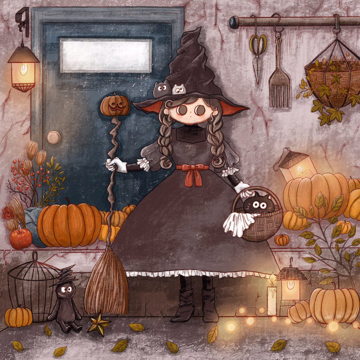 chiffon_vlog's tweet photo. はっぴハロウィン🎃👻

#procreate
#Halloween 
#ハロウィンイラスト 
#Illustration
#drawing
#イラスト https://t.co/UjYlDxMrBA