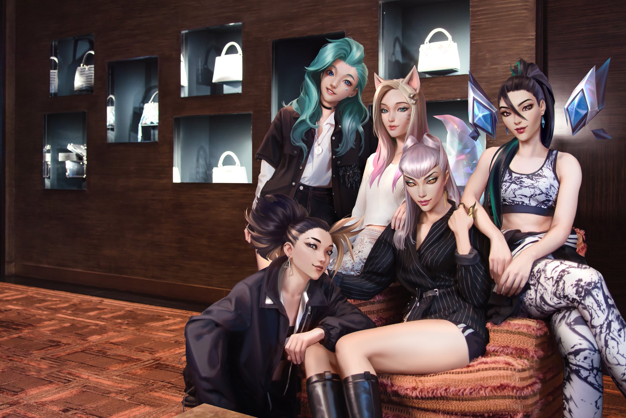 K/DA on X: Let's take it to the top. // Visiting @louisvuitton for a  fitting session today. #KDA #LVxKDA  / X