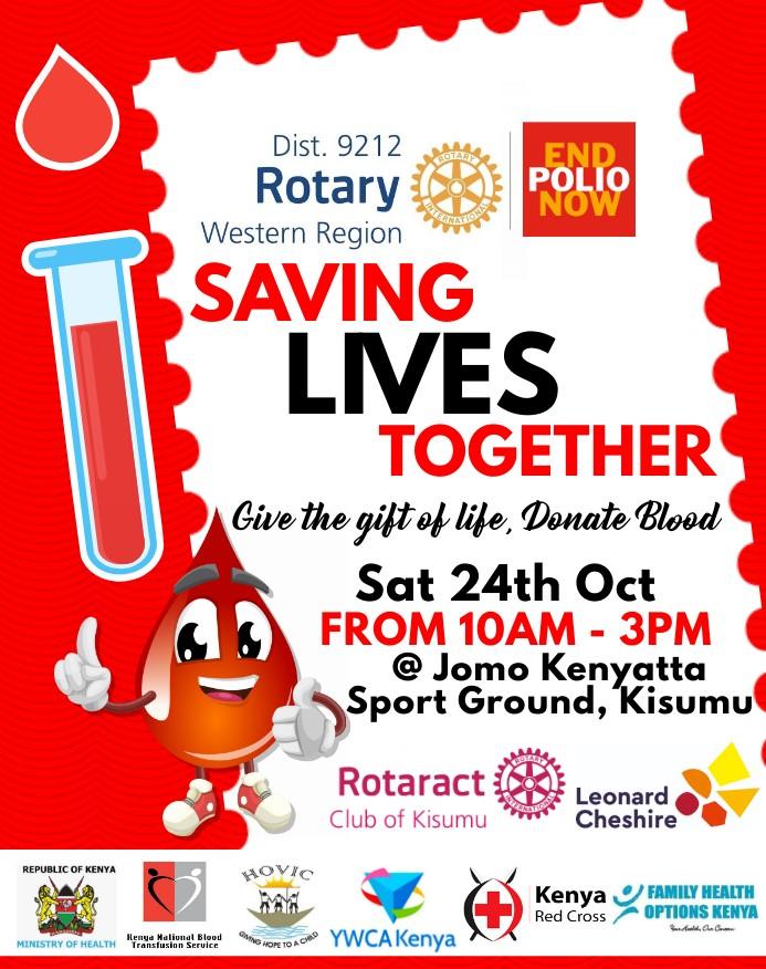 KisumuCountyKE's tweet image. Give a pint to a needy patient. #SaveALife by donating blood today.
#BloodIsLife
#DonateBlood
@KisumuCountyKE
@KisumuAllstars
@AmazingKisumu
@AcecoreEvents
@KisumuNewsinfo