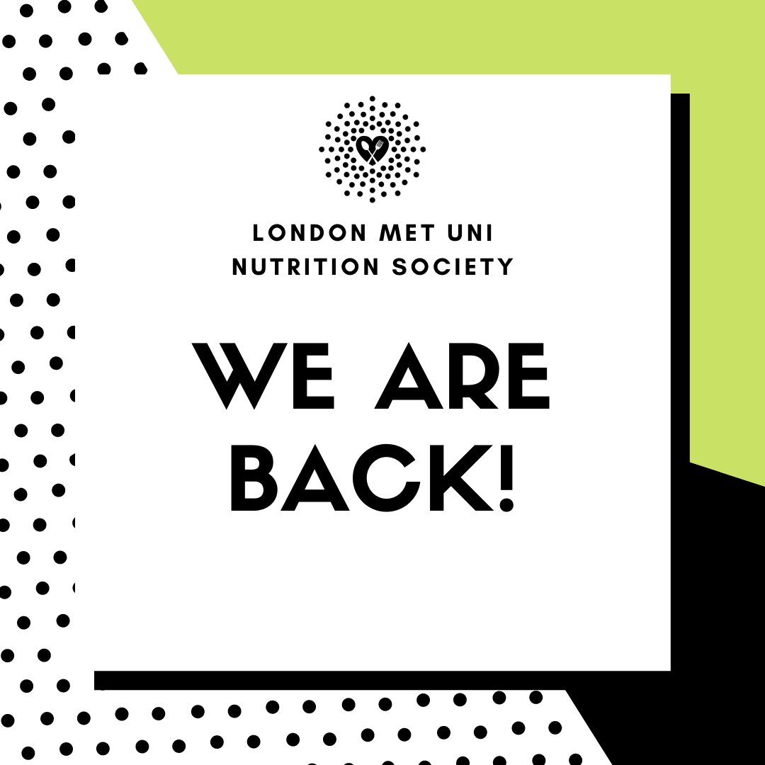 Londonmetnutsoc's tweet photo. WE ARE BACK! 🥳
Stay tuned as we’ll be introducing our new committee members for the 20/21 academic year! We can’t wait to meet you all (online for now due to the current situation)! 😜Watch this space for more exciting things coming soon! 🤩
#londonmetnutsoc #londonmetuni https://t.co/yjNqARr5n7