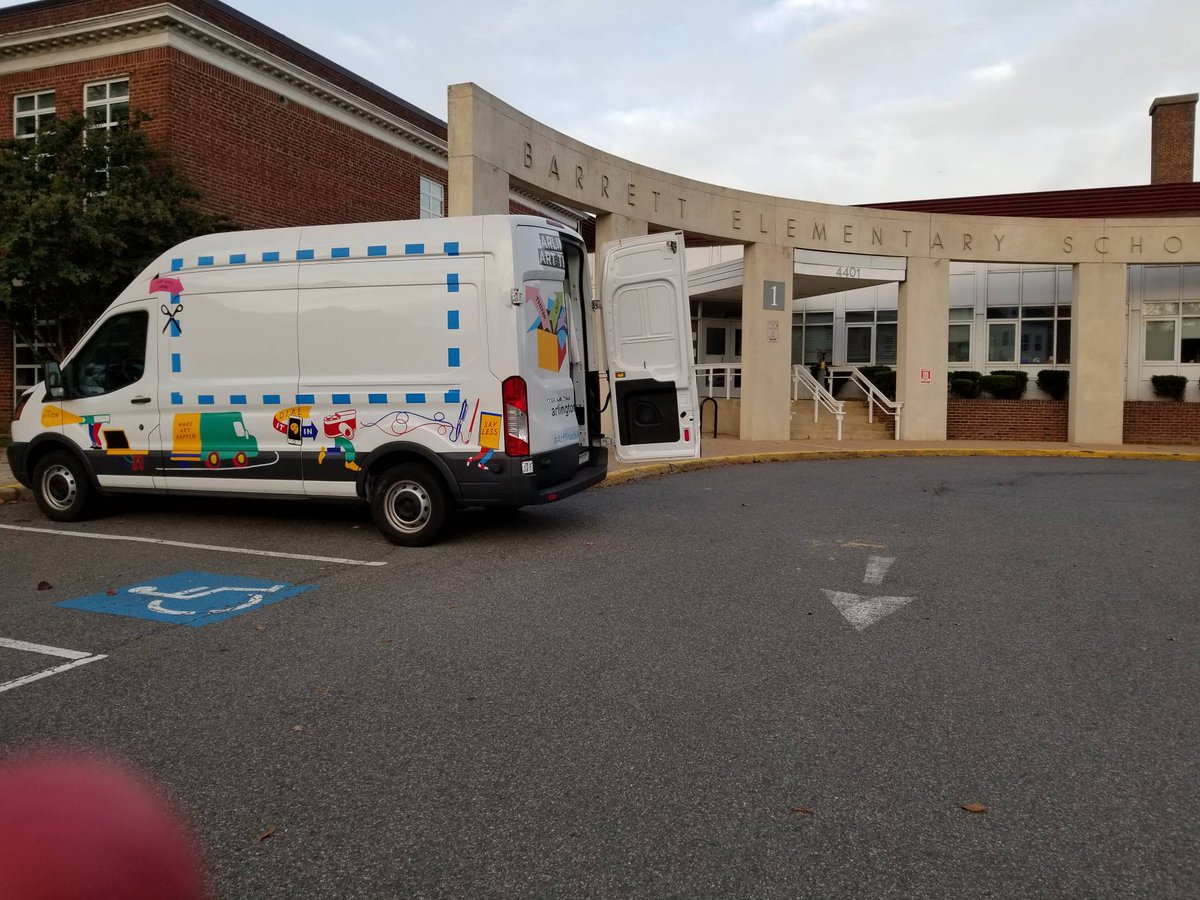 lrfarmersmkt's tweet photo. Pick up a to-go take-home #art project, courtesy of #ArtTruckArlington @ARL_Arts at #lubberrun #farmersmarket today! @BarrettAPS Barrett Elementary 8am-noon https://t.co/J6NEWXI1Fk