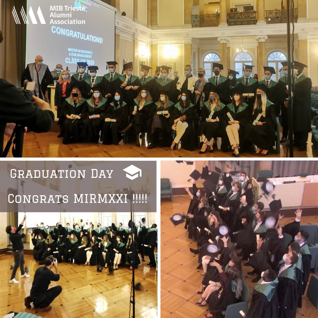 MIBAlumni's tweet photo. 🎓Oct. 23, 2020 - #GʀᴀᴅᴜᴀᴛɪᴏɴDᴀʏ!
Welcome #MIRM21 within our #MIBCommunity!
The whole Graduation Ceremony can be watched at the link below [our President @DStanculescu gives her video message starting at 35:26]
🎬 https://t.co/wZ4VB5r0T0
#MIBAlumni https://t.co/LUqR2NcatZ