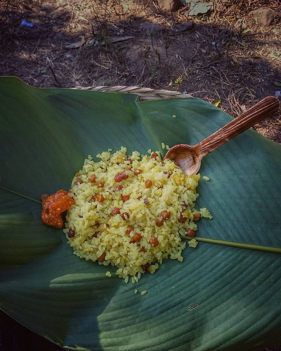 FarmerFarmerp's tweet photo. Breakfast. Lunch.
#Bambooplate #bettlenutspoon #leafy #Assam #ArunachalPradesh #NortheastIndia #field #biodegradable https://t.co/3aDH9VNDkK