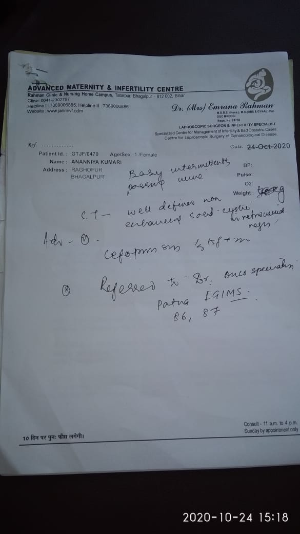 AdityaK24923292's tweet photo. @SonuSood @PMOIndia @MoHFW_INDIA @akshaykumar 
Sir urgent help chahiye meri sister jo 1 year ki h usko bhagalpur ke dr. Tumor bata rahe h blaader me, urgent help chahiye sir please sir....
Hmlogo ko kch samajh hi nhi aa raha sir bhut dare hue h sir bacha lijiye sir.
6200315330 https://t.co/m0uu9HcZoV