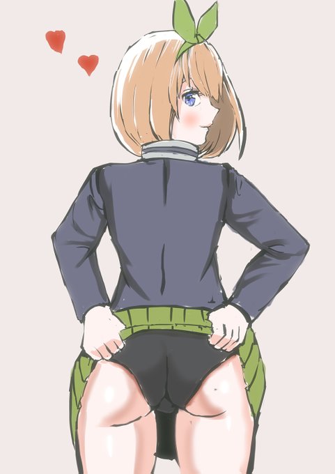 さださんがTwitterに投稿した中野四葉(五等分の花嫁)のイラスト。