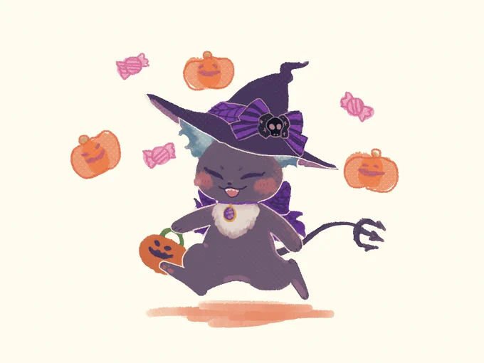 グリ坊あまりにも可愛い…ハロウィーン楽しんでね…? 