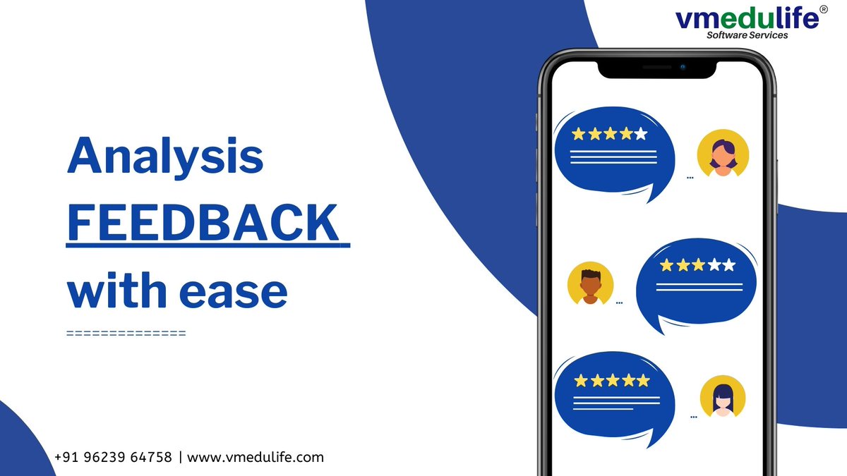 vmedulife's tweet image. Analysis Feedback with ease - vmedulife 

Get instant free guidance from vm buddy +91 96239 64758 / info@vmedulife.com /www.vmedulife.com  

#savepapersavetrees #vmedulife #college #softwareservices #erp #software #efeedback #feedback