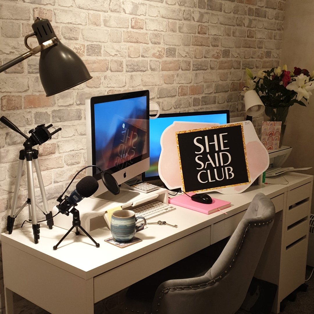 SheSaidClub's tweet photo. Lights, camera, action 🎬
All set up for our first online interview on the #SheSaidClub this afternoon.
Today we are talking with @nuafertility on the importance of gut health and fertility 💗
We kick at 1pm, there is still time for you to join us ⬇️
https://t.co/QG5YHHF7MM https://t.co/kFYYbaKoCj