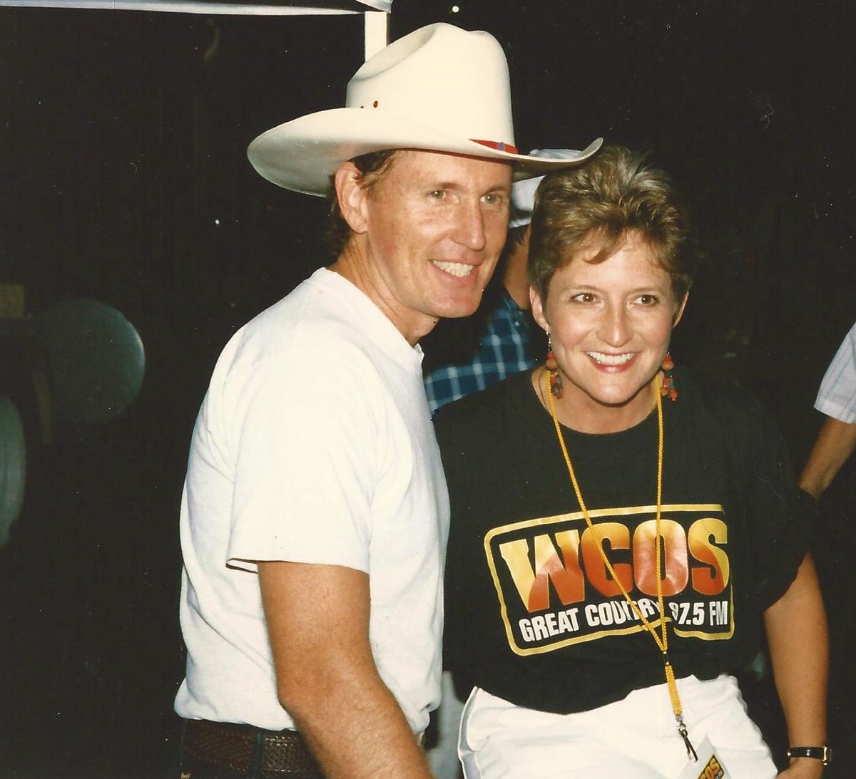 CassieJFox's tweet photo. #Memories #GoodOlDays 1995 Upper State Fair-#WCOSRadio Host Cassie J. Fox & Spartanburg,SC Native David Ball (Warner Bros. Records) #GreenvilleSC #UpperStateFair #SpartanburgSC #Backstage #CountryMusic https://t.co/lhKUudyset