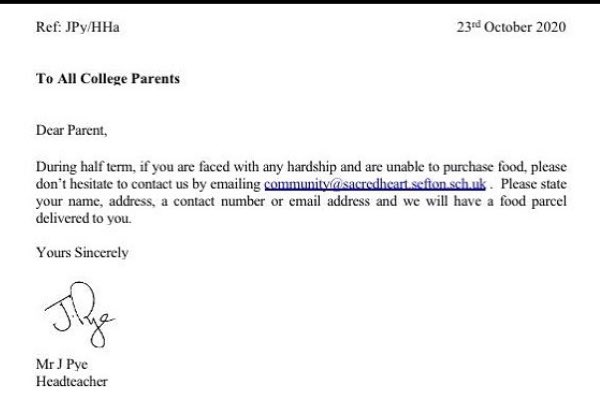 Sacred Heart Crosby tweet media