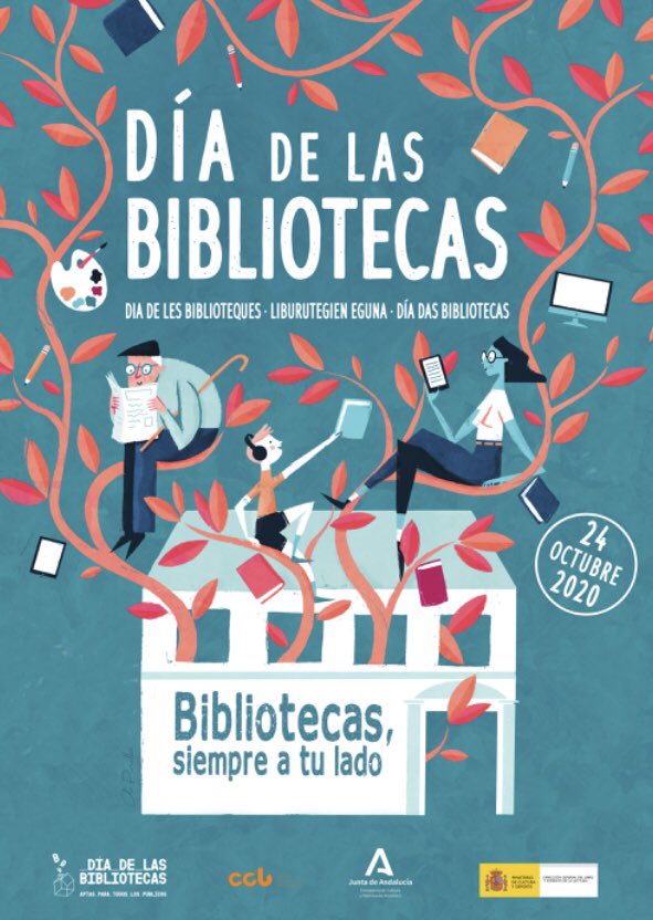 SDC_ujaen2020's tweet photo. 24 de octubre DÍA DE LAS BIBLIOTECAS📖📚📝 https://t.co/XWuCzJzhYH