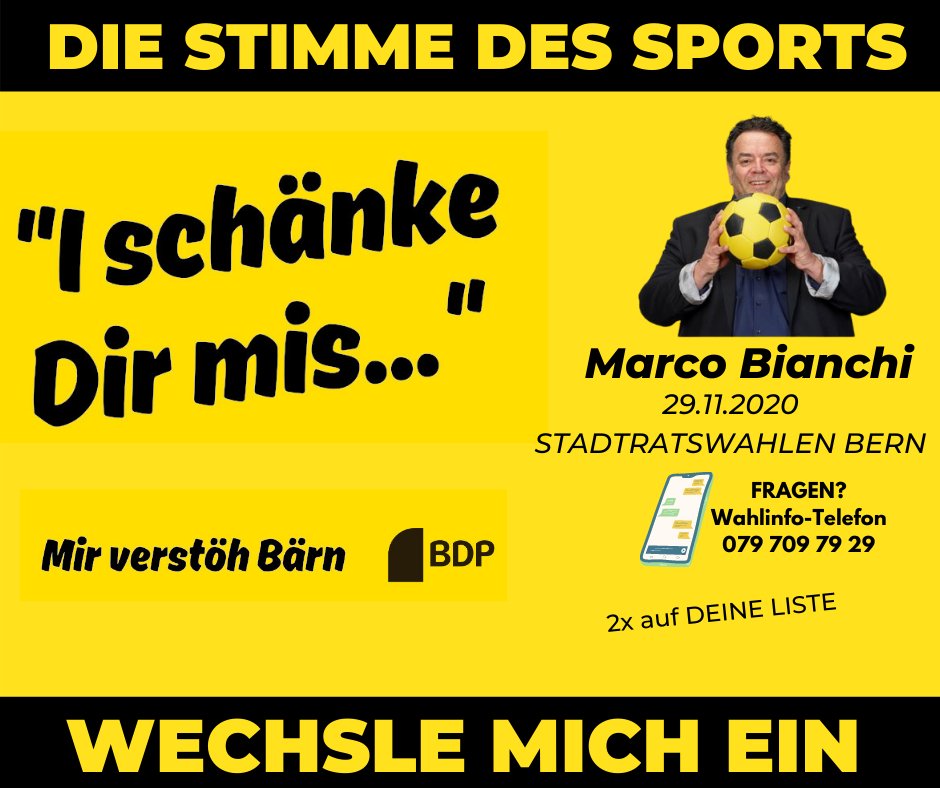 igfurbarn's tweet photo. ▶️ MACHEN WIR EINEN DEAL?
Du schenkst mir DEINE Stimme und ich DIR mein.... auch ausserhalb des Sports eine starke Stimme
  
#BDP #teambdp #wahlbern20 #wahlenbern2020 #igfürbärn #diestimmedessports #sportverbindet #wechslemichein https://t.co/vZpCVjm8Pg