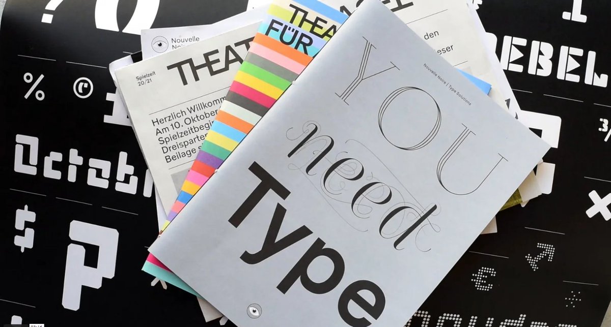 stbridefdn's tweet photo. Join Clovis Vallois and Anton Studer from @NouvelleNoireTy for a tour of their studio and to hear more about their work in this #TwoMinutesOfType video as part of the St Bride Foundation #WinterWayzgoose over on @Vimeo
https://t.co/S6xaFcIoyn
#StBride125 #typography #typedesign https://t.co/BN7D3dgoRq