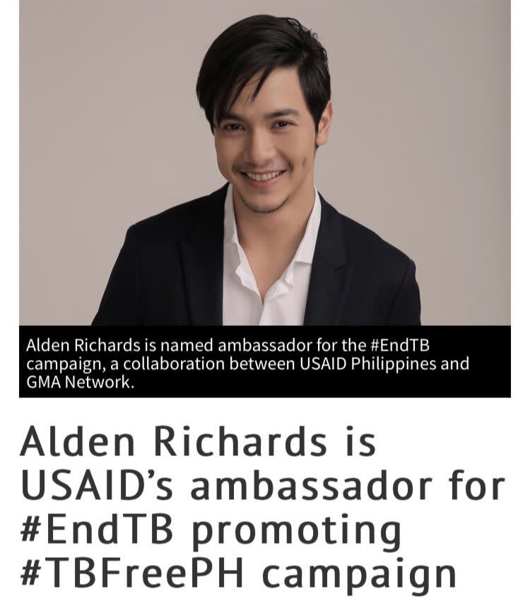 SHELAVSTAN's tweet photo. #ALDUB5thTPAnniversary

@aldenrichards02  #EndTB 
@mainedcm   #EndPolio https://t.co/IzKXWCFXhj