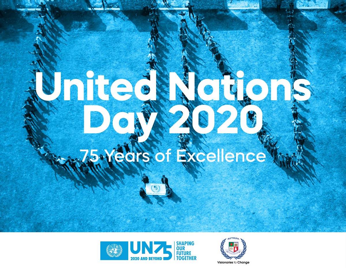 buftmuna's tweet photo. BUFTMUNA Celebrates UN Day!

#UNDay2020 
#UN75

@UN https://t.co/o3sATS6sXp