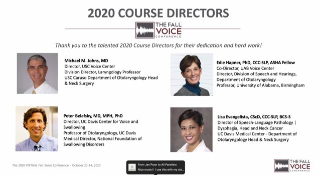 ediehapner's tweet photo. So proud to be part of #VirtualFallVoice2020. Day one was amazing. Join us for Day Two https://t.co/G5JtYSlUEN