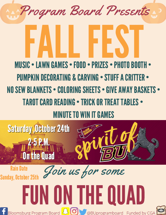 bloomuorient's tweet photo. Come join us TODAY for Fall Fest! 
#bloomonward https://t.co/ElpwqrG6Gf