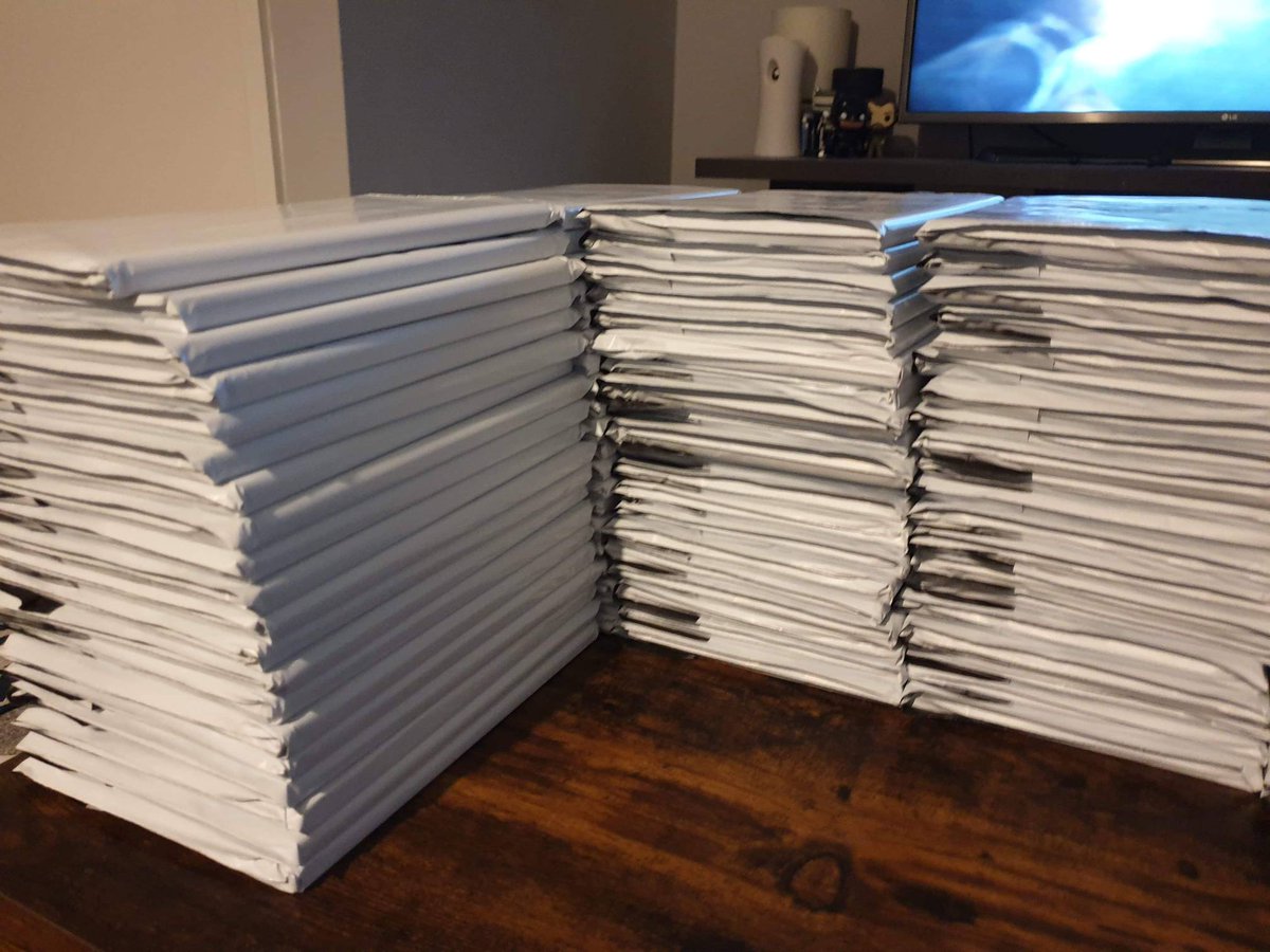 ntuconnections's tweet photo. Look what's heading to the post office today 🤩📚

This includes all of our contributor copies. Make sure to tag us @ntuconnections when you receive yours! https://t.co/H8NOghujzO