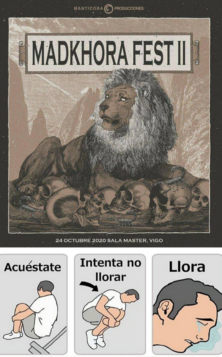 Hoy era el día, pero como muchas otras cosas no podrá ser. 

El Madkhora Fest volverá tan pronto como se nos permita, pero hasta ese momento solamente nos queda seguir trabajando y no perder la esperanza. 

Esperamos vernos pronto. ¡Saludos a todos!