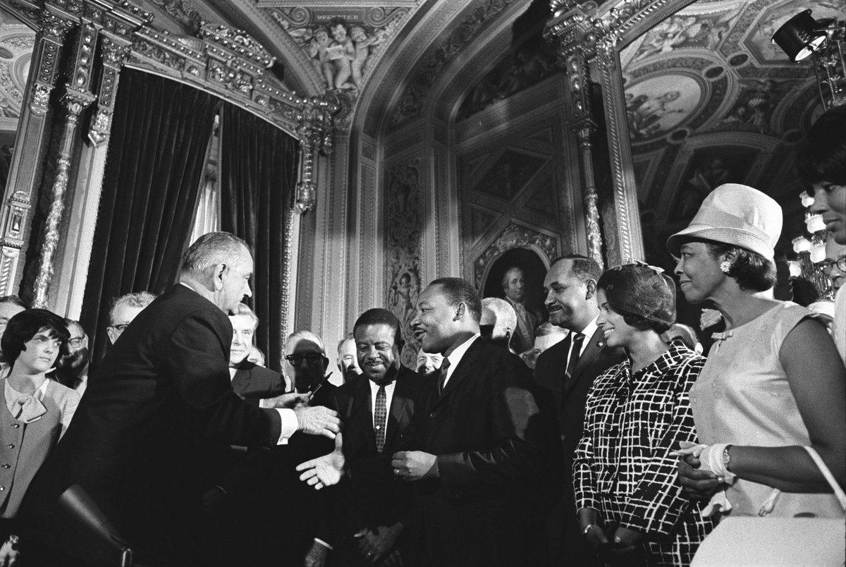 15) "Negroes will end up pissing in the aisles of the Senate," President Johnson told his aide. He called it the "n***er bill."Democrats made up two-thirds of the "no" vote.