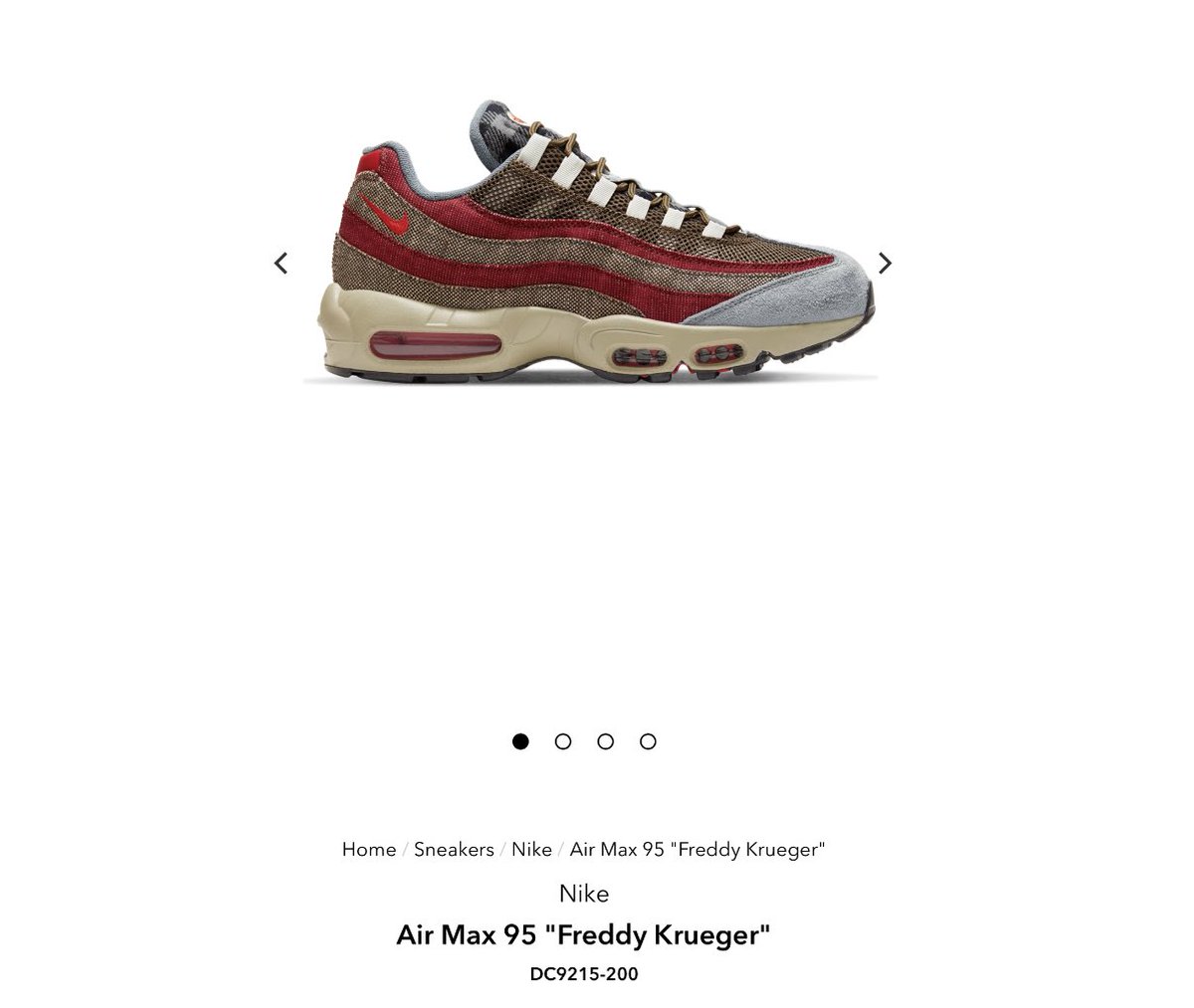 air max 95 freddy krueger raffle