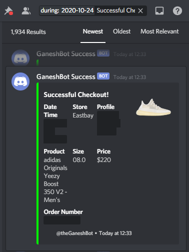 HeadChefff's tweet photo. Got over 6000 charges, so no idea how many got through My webhooks were completely rate limited all drop😎 

S/O the team @theGaneshBot @GaneshCooked 
Honorable Mention to @Cybersole 
Wrath and Kodai no webhooks at all but had checkouts.

ISP and Resi from @chefproxyio https://t.co/tv8iRbXzOc