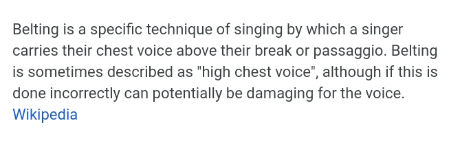 Keeping in mind, Jimin never ever uses 'belts', what he uses is 'vocal fry' or musically termed as 'creak' throughout the song, at the beginning of every line. It might seem, he is destroying his voice by applying this technique because 'fry' means burning your vocal chord ++