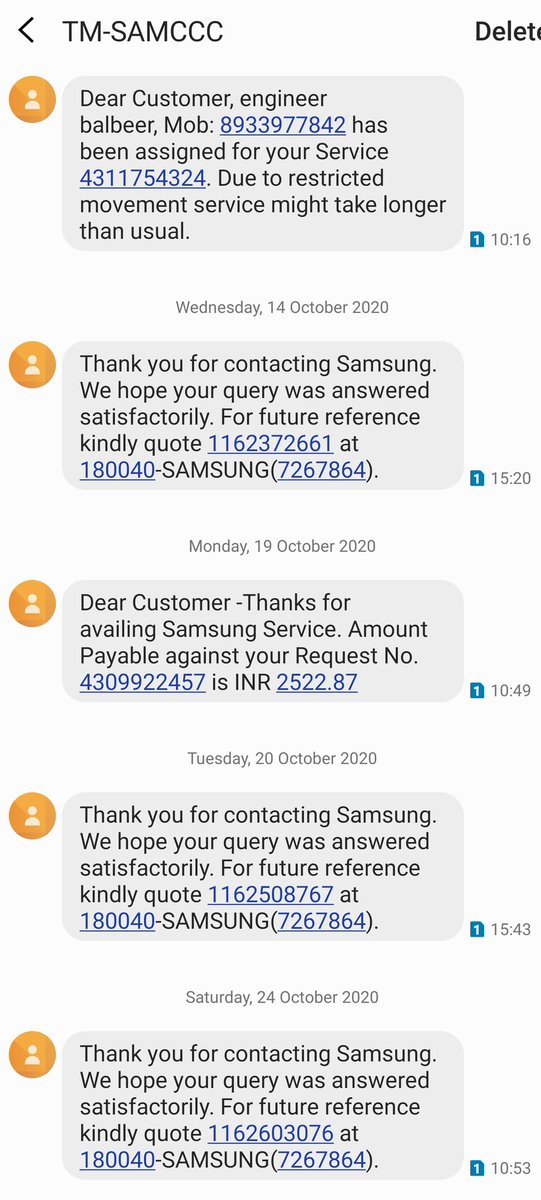 Mehrotra2Ankit's tweet image. इतना तो 3 साल के छोटे बच्चे नही लीक करते जितना 3 साल में मैंने @SamsungIndia लीक करना स्टार्ट कर दिया |
#sidebysiderefrigerator
#shamesung
NCH में फोन पर अपनी व्यथा नोट करा दिया है|
सोमवार को कोर्ट के माध्यम से लीगल नोटिस भेजूंगा  और उसकी कॉपी ट्वीट कर दूंगा |
#शेमसंग