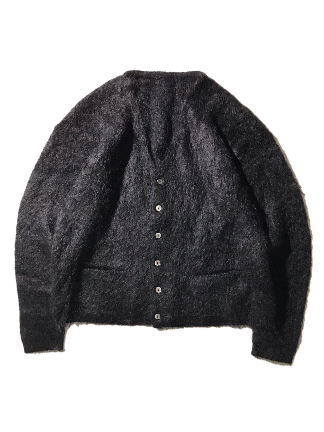 トップス Lemontea FRAGILE Mohair cardigan black lemontea モヘアカーディガンfragile モヘアカーディガン