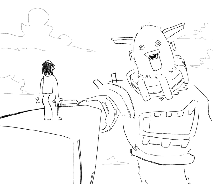 we drew all 16 colossus today here are my favs 