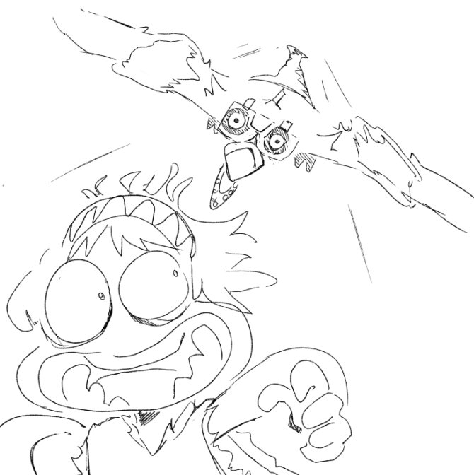 we drew all 16 colossus today here are my favs 