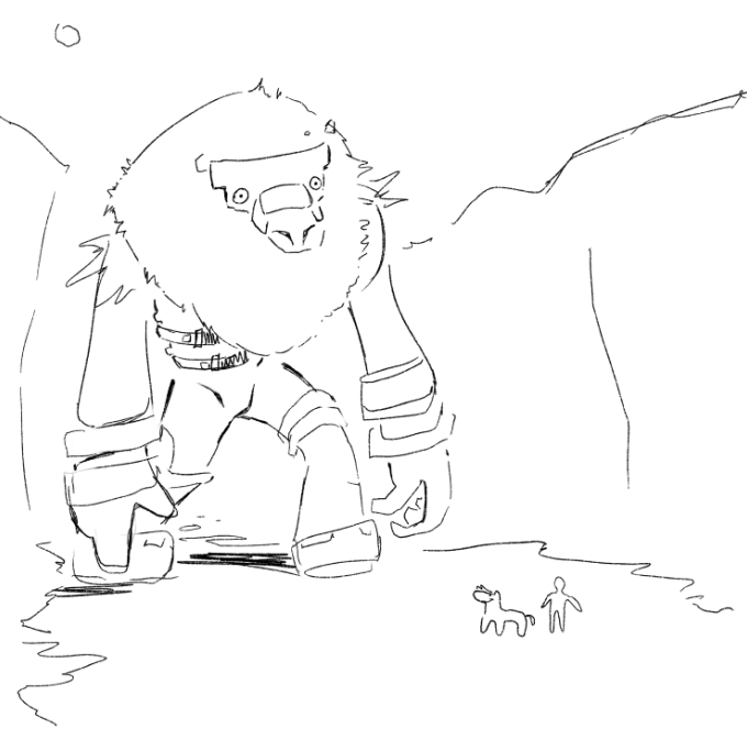 we drew all 16 colossus today here are my favs 