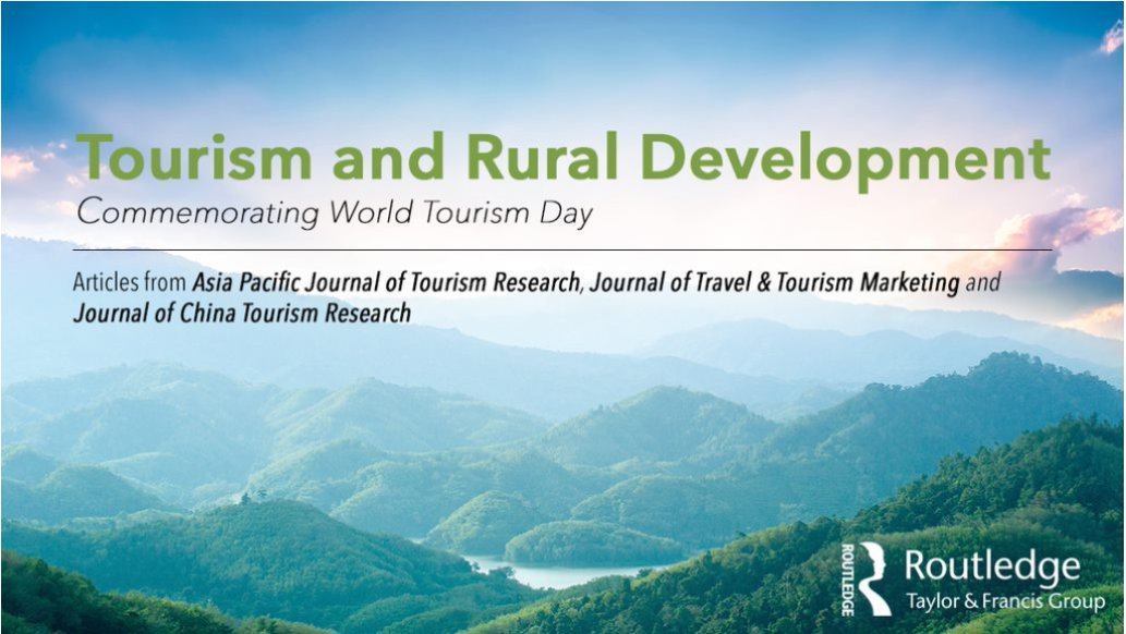 Discover Taylor & Francis Group #WorldTourismDay article collection on Tourism and Rural Development at #APacCHRIE2020hk! Browse the collection here: https://t.co/2Sst6gxv5W. #WTD2020 https://t.co/XI83tn2wU2