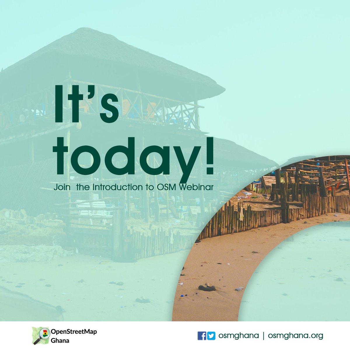 The introduction to OSM Webinar is today...!💃💃
12:00PM GMT sharp Via meet.jit.si/Introductionto…
Let's catch up soon to learn and  network in a fun-filled moment with our able facilitator <a href="/ChrisEshun4/">Michris</a> 🙌
#Introductiontoosm