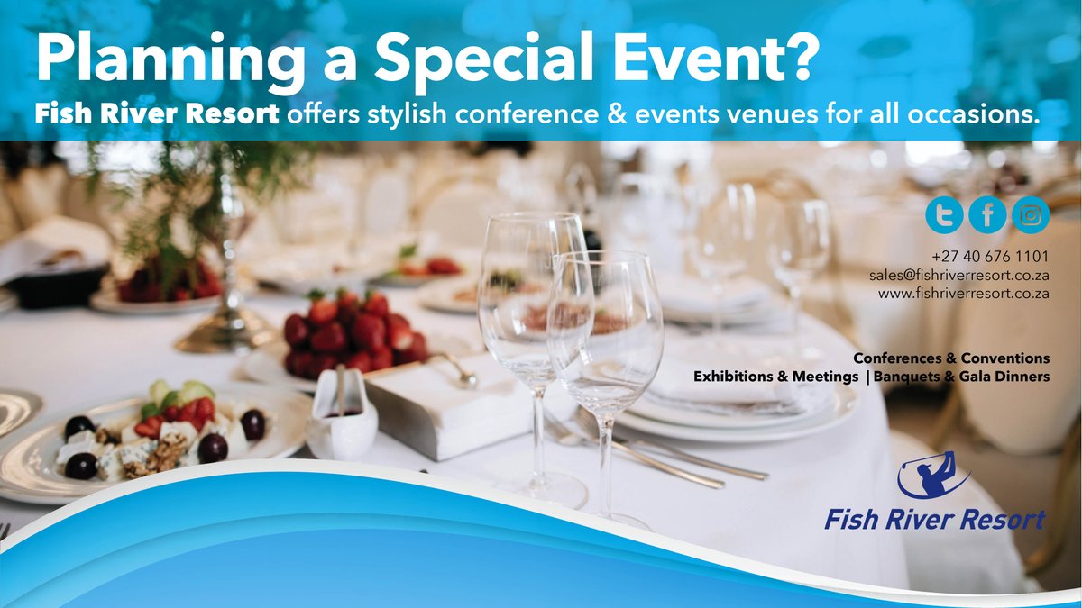 SiringitCamp's tweet photo. For Events &amp; Conferencing contact:
sales@fishriverresort.co.za
https://t.co/RdLPfotyh7
+27 40 676 1101 https://t.co/Sb3EUl242c