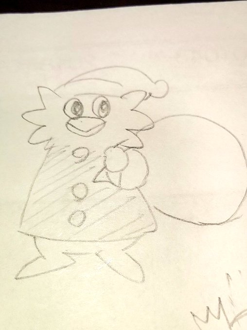 うろ覚えでポケモン描くゲームで遊んだときのデリバードとエレブーがヤバかった 