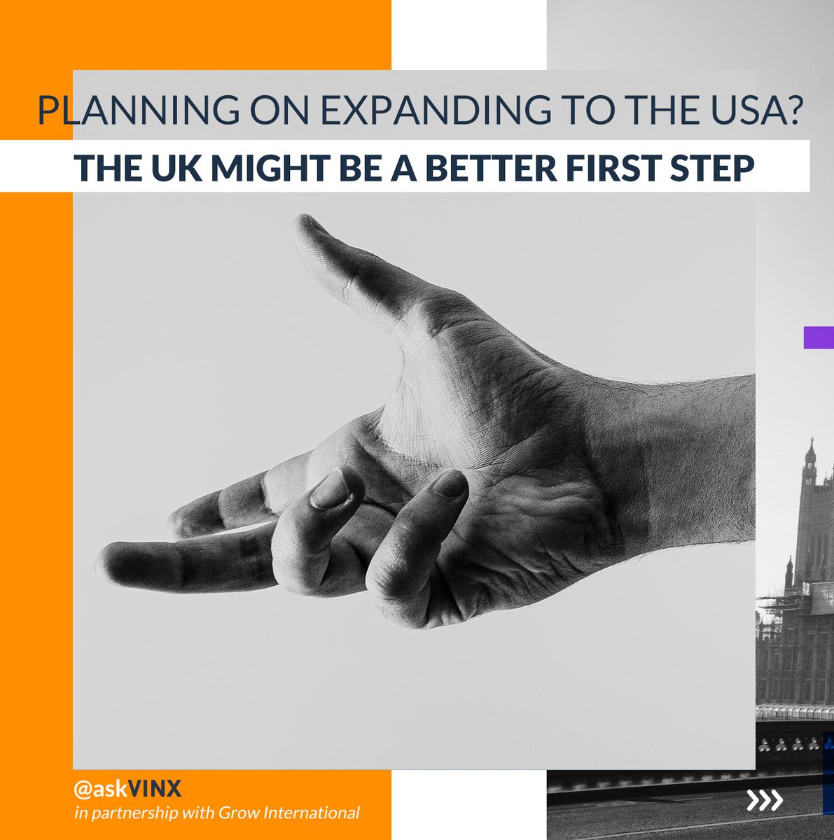 vfachinetto's tweet photo. Planning on expanding to the USA? The UK might be a better first step

Read more: https://t.co/9agsGGIsNE   
.
#b2bmarketing #businessexpansion #digitalstrategy #vinxdigital https://t.co/NLynlbcqYe