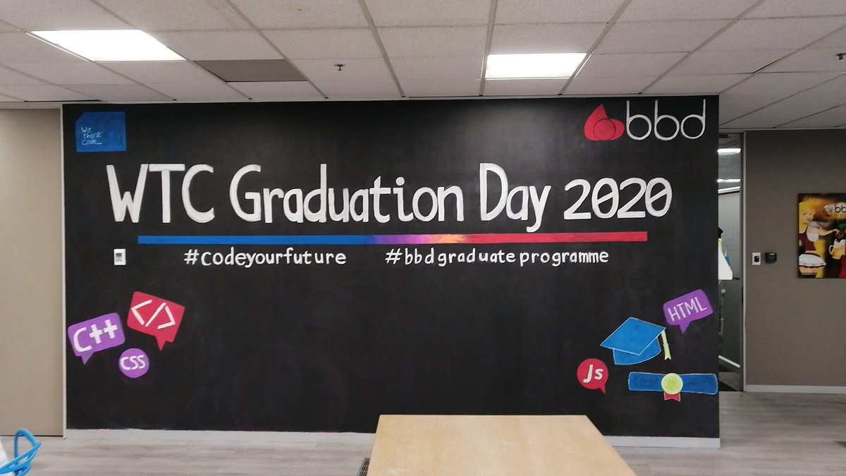 guymccully1's tweet photo. We're at @bbdsoftware today for our @WTC_Students class of 2020 graduation today.

So proud of each and everyone of them and the amazing journey that they have been on and are embarking on

#codemyfuture #bbdthings https://t.co/tUSO9dVnqF