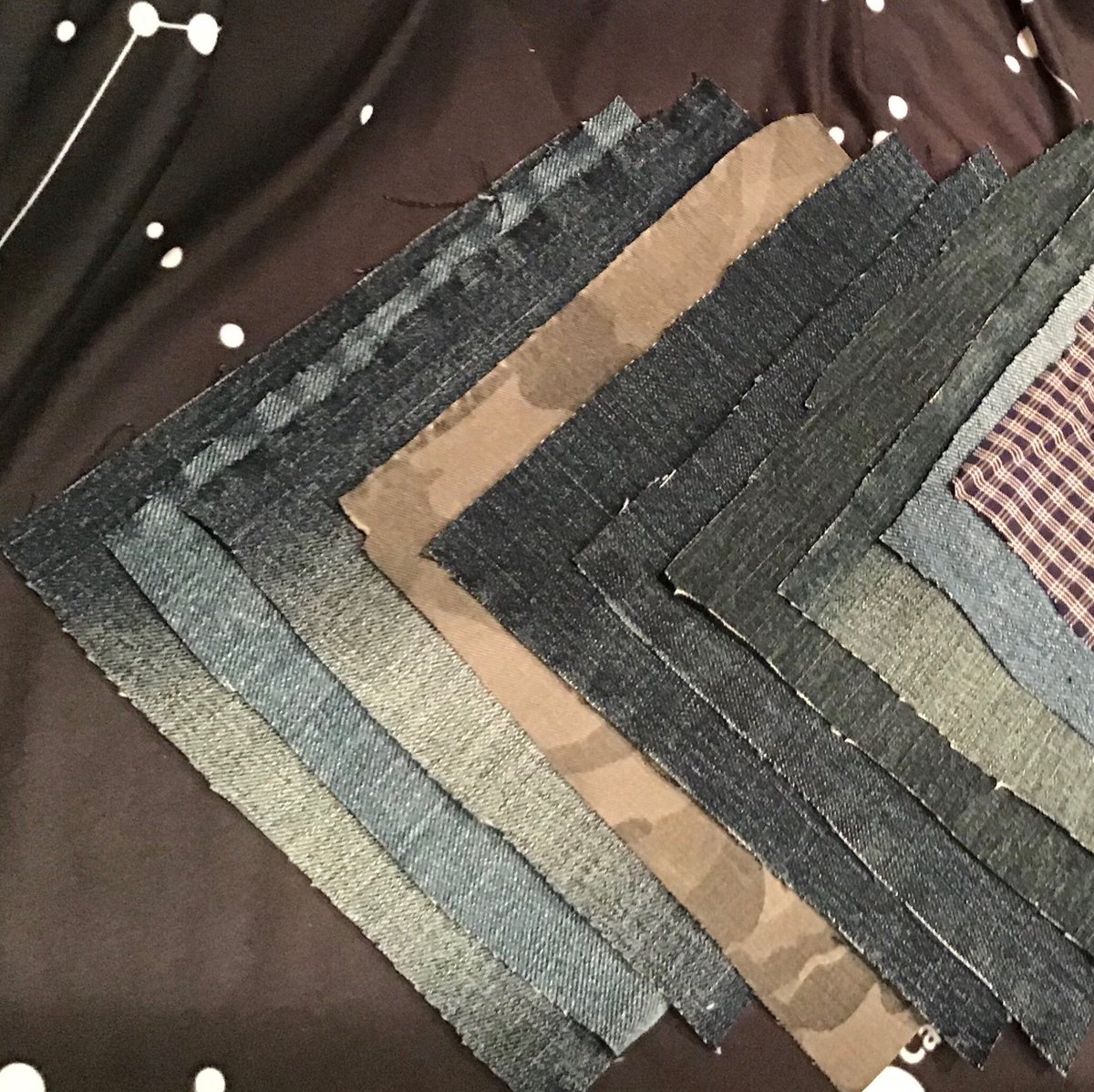 New in my #etsy shop: Reclaimed Denim & Khaki Squares—6x6”—12 pieces #denim #reclaimeddenim #squares #quilting https://t.co/O34UGPWpcS https://t.co/x1LaIadXUO