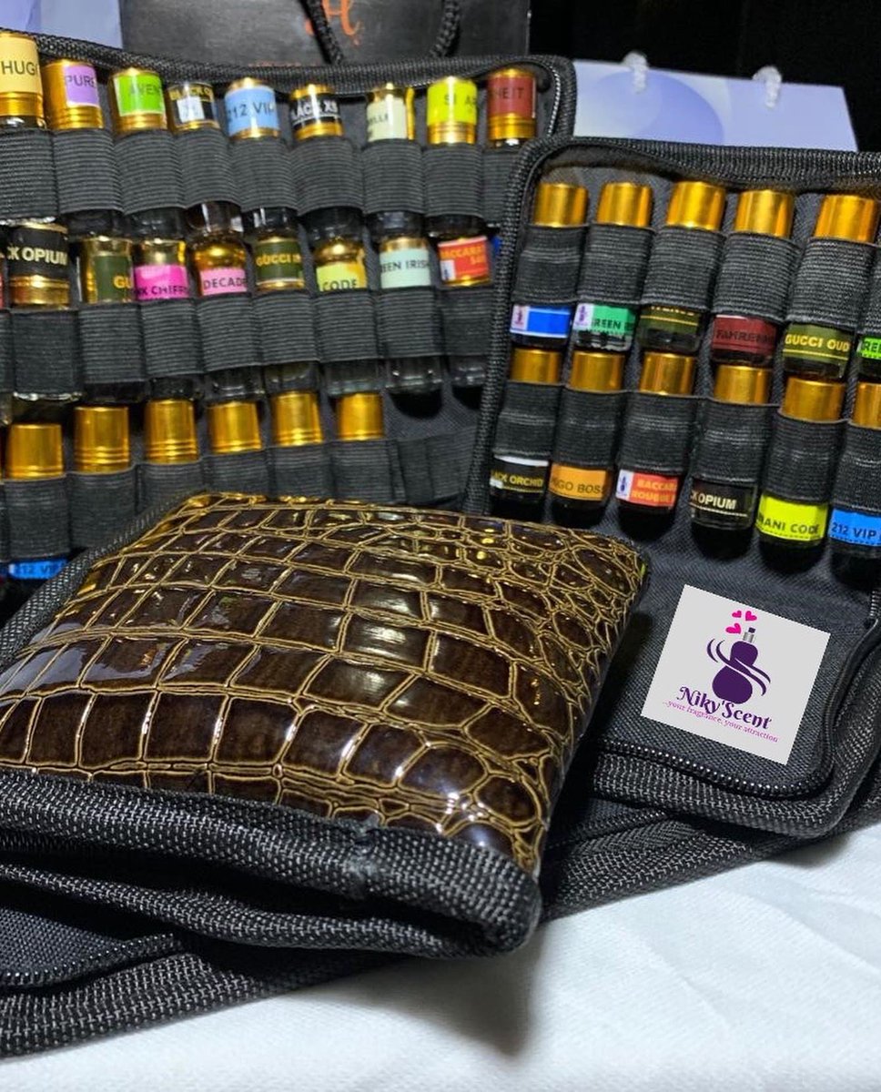 NikyScent_Abuja's tweet photo. If you are a perfume lover, you can also have multiple fragrances with our portable Our 12-in-1 perfume pouches.
Contact us on 0907 229 2197
#oilperfume #cardiffuserabuja
#cardiffusers #oilperfumesabuja #abujaperfumeseller #fragrancecollection #abujabusiness #abujaconnect https://t.co/rjFxHLom0z