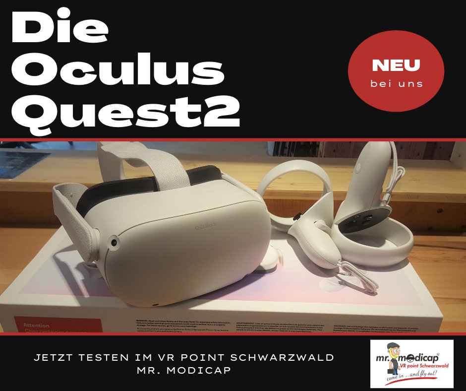 ModicapMr's tweet photo. Ab sofort könnt ihr bei uns die neue Quest2 testen! Kommt einfach im Showroom vorbei...
Freitag 09.00 - 12.30h und 14.30 - 18.00h
Samstag 09.00 - 12.30h

#showroom #mrmodicap #modicap #quest2 https://t.co/uKDQGPwpu6
