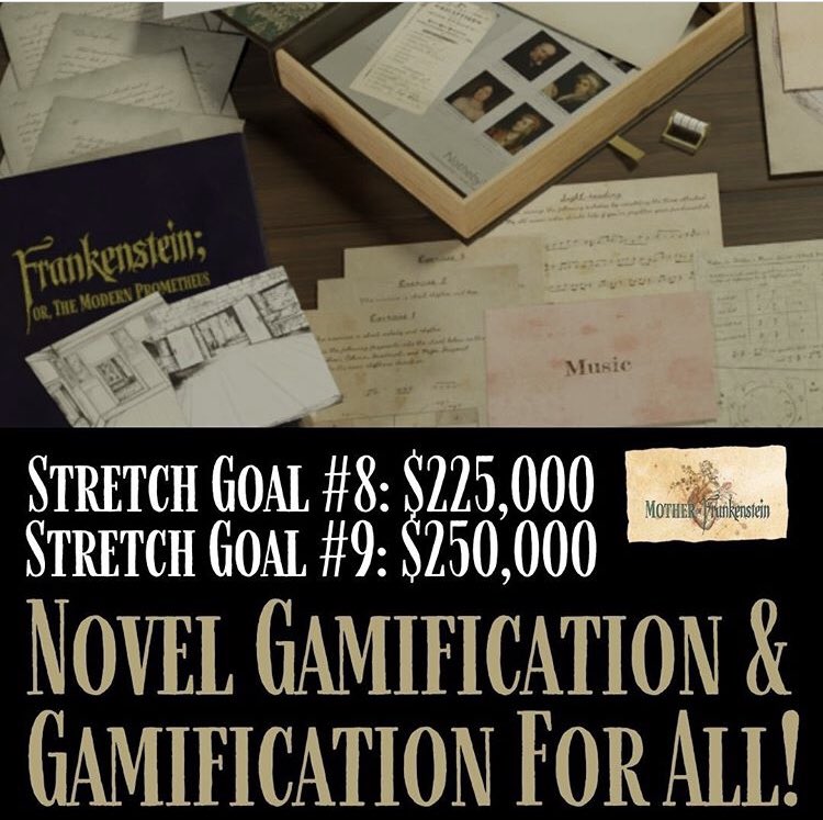 FrankensteinBox's tweet image. WE DID IT!! 🎉 We’ve surpassed our $225k Stretch Goal &amp;amp; we’re well on our way to $250!!! ONLY 5 hours to go!! 😱
#Kickstarter #frankenstein 
 kickstarter.com/projects/hatch…